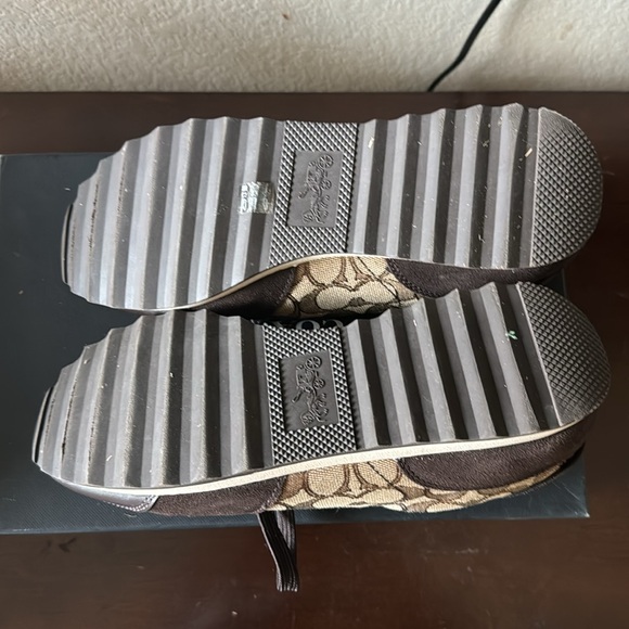 Coach Mason Sig C Jacquard/SDE KHAKI/CHESTNUT - Picture 7 of 9